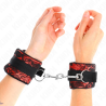 Bracelets nylon avec dentelle rouge