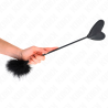 Plumes pour chatouiller avec paddle en coeur KINK