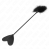 Plumes pour chatouiller avec paddle en coeur KINK