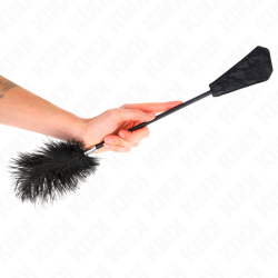 Plumes d'autruche pour chatouiller avec paddle dentelle KINK