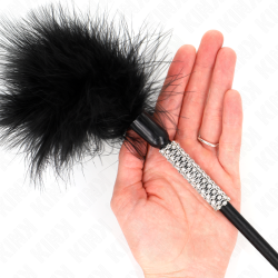 Plumes pour chatouiller avec manche strass KINK