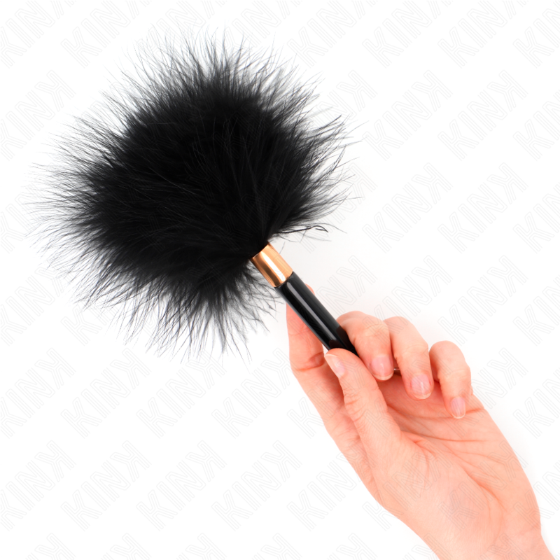 Plumes noires pour chatouiller KINK