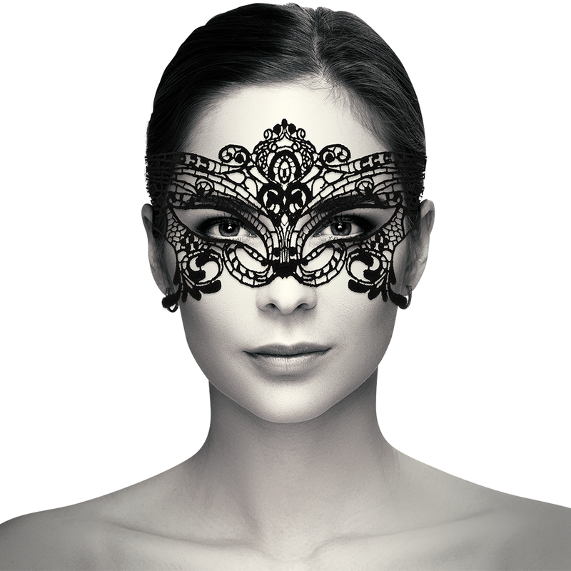 Masque large en fine dentelle